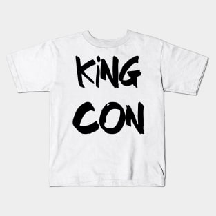 King Con (Black) Kids T-Shirt